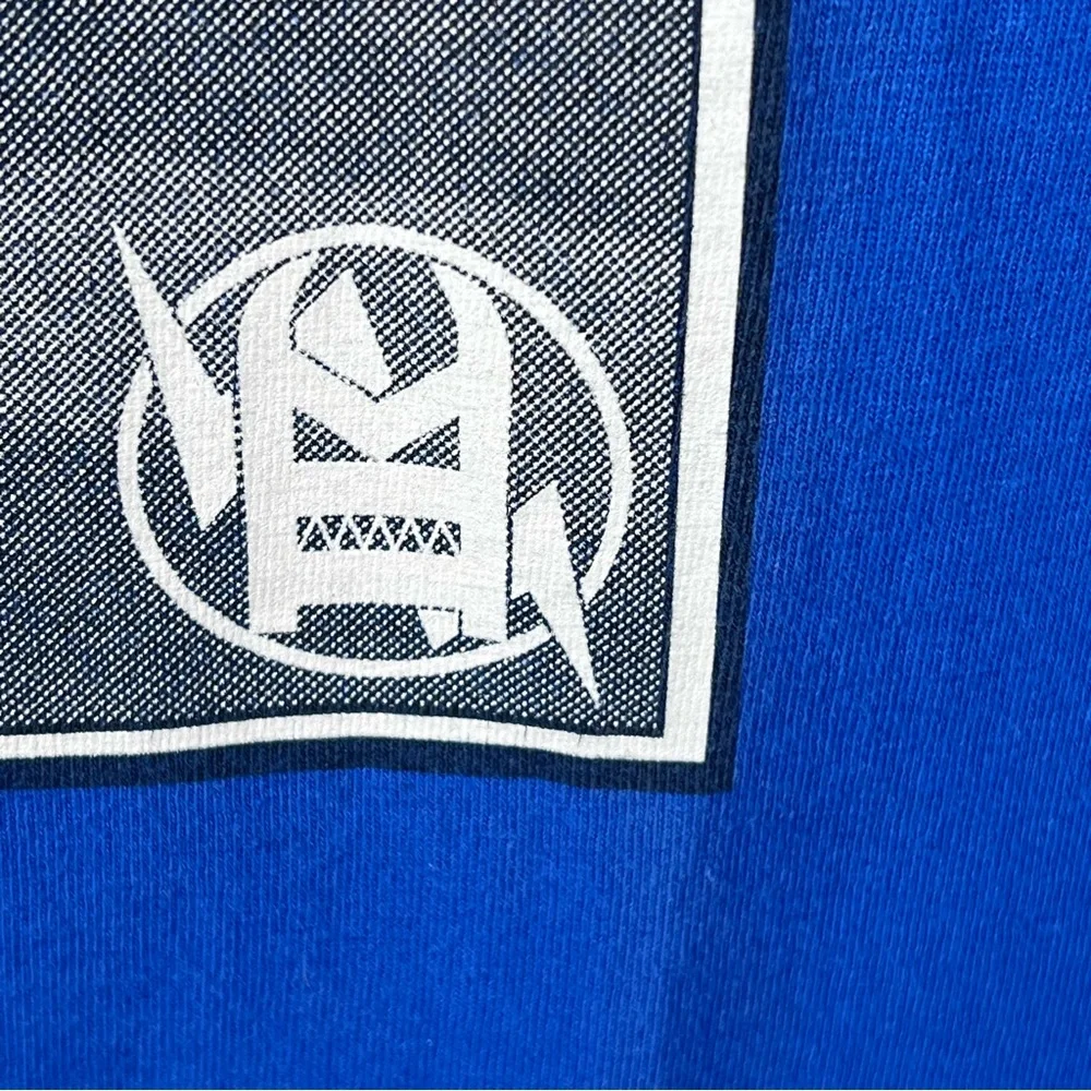 Imking Mens Large Blue Graphic Baseball I’m King Or Die We The Leaders Shirt - Picture 4 of 9